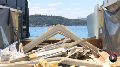 Bebek’teki sosyete pastanesine balyoz darbesi! İstanbul Boğazı’nda yıkım başladı