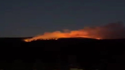 Çankırı'da orman yangını