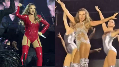 Herkes bu konseri konuşuyor... Hadise Harbiye'de sınırları aştı! Yataklı, duşlu sahnesi sosyal medyayı yıktı geçti