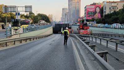 Zincirlikuyu'da İETT otobüsündeki yangın