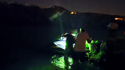 Nehirde heyecan dolu kurtarma operasyonu