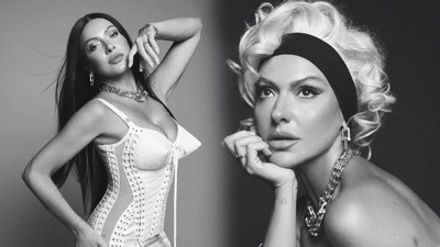 Hadise Marilyn ve Madonna’nın izinde! Pozlarıyla ortalığı yaktı geçti