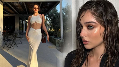 Cemre Baysel'in paylaşımları göz kamaştırdı! Kuğuya benzetildi