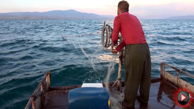 “Vira Bismillah” diyerek ağlarını attılar!