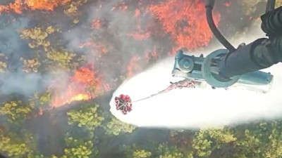 Manisa’da orman yangını kontrol altında