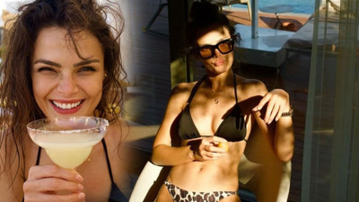 Uzak Şehir’in Alya’sı nefes kesti! Beyaz bikinisiyle sosyal medyayı salladı