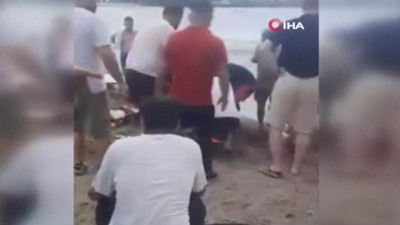 Baba ile kızın deniz keyfi faciayla bitti!