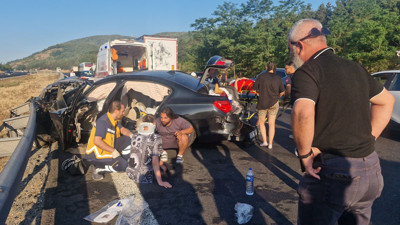 Ankara-İstanbul yolunda feci kaza! Çok sayıda yaralı var