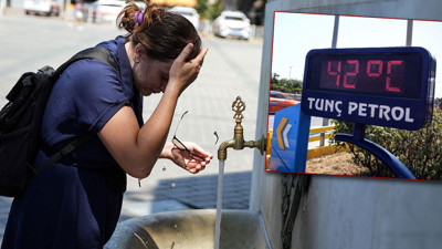 İstanbul alev alev! Termometreler bile şaşırdı