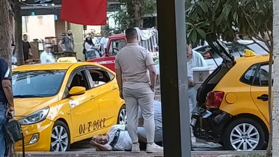 Taksi durağında şoförlere silahlı saldırı