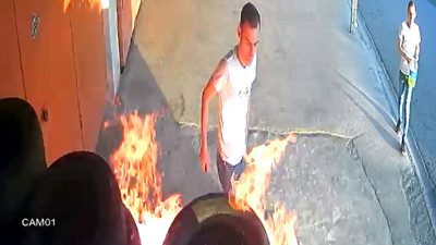 Kırklareli’de şok olay! Lastikler ateşe verdi