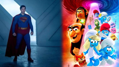 Superman ve Şirinler gişede kapışıyor: İşte rakamlar!