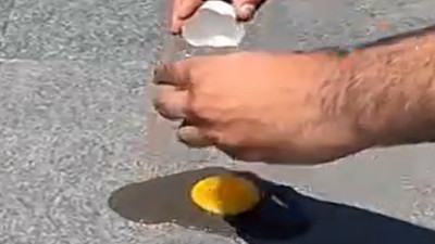 Afrika sıcakları esir aldı: Beton üzerinde yumurta pişirdi