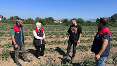 Genç çiftçiden örnek tarım uygulaması