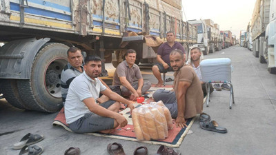 49 derecede TIR şoförlerinin zorlu bekleyişi