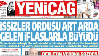 Yeniçağ Gazetesi: İşsizler ordusu art arda gelen iflaslarla büyüdü