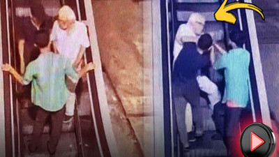 İstanbul'da dehşet anları kamerada: Yaşlı adamın boğazını sıkıp gasp ettiler