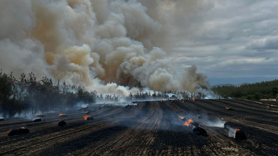 Bursa'da alevler yeniden yükseliyor!