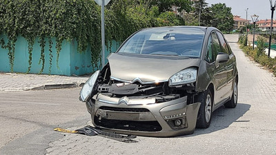 Kulu’da iki otomobil çarpıştı: 1 yaralı