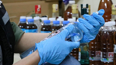 Sahte içki imalatına darbe! Çok sayıda gözaltı