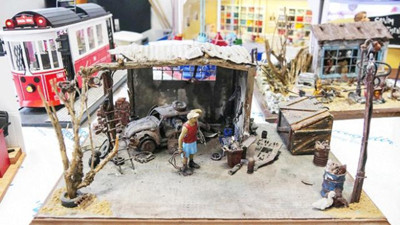 Atıklardan sanat şöleni! Çöldeki hazine