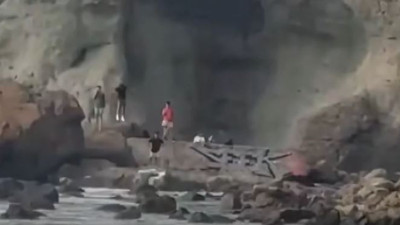 Kayalıklarda mahsur kaldılar! Gezintileri kabusa döndü: Beykoz’da nefes kesen anlar