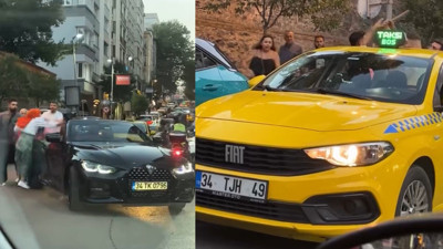 ‘Kolumu sıktın’ çığlığı! Nişantaşı’nda trafik kavgası