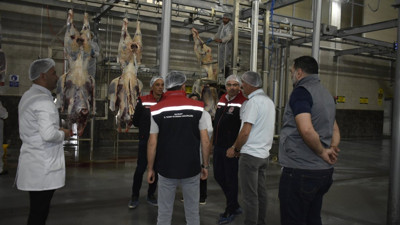 Bayburt’ta mezbaha denetimi yapıldı