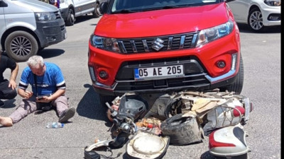 Kaza yaptığını kendisi haber verdi