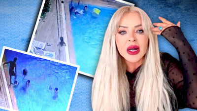 Havuzda dehşet! Ünlü sunucunun yeğenine akran zorbalığı kamerada