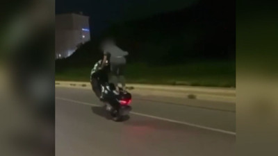 Kask yok, plaka yok! Sürücüye rekor ceza