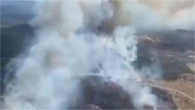 Soma'daki orman yangını kontrol altına alındı