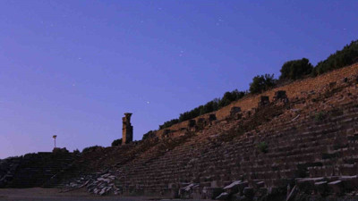Gladyatörler şehri Kibyra’da görsel şölen: Perseid meteor yağmuru büyüledi!