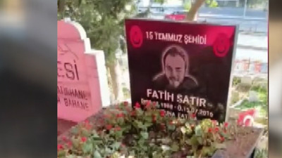 Şehit mezarına bunu da yaptılar! Senin hiç vicdanın yok mu?