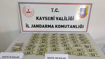 Kayseri'de jandarmadan sahte döviz operasyonu