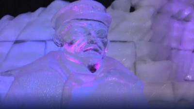 Buzdan heykeller festivali göz kamaştırıyor