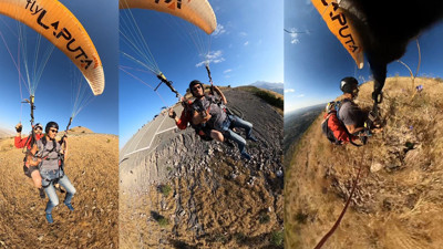 Havada korku dolu anlar! Pilot sorunu erken fark etti