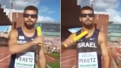 İsrailli sporcu bunu da yaptı! Skandal hareket