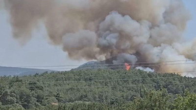İzmir’de ormanlar cayır cayır yanıyor! Dumanlar 60 Kilometre uzaklıktan gözüküyor: Ekipler seferber oldu