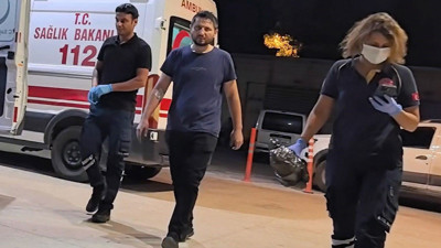 Üzerine asit sıçrayan işçi yaralandı