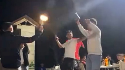 Bursa’da çiftetelli ve kurşun! Görüntüler ortaya çıktı