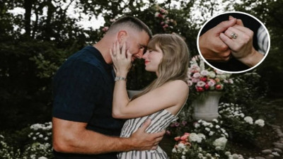Taylor Swift ve Travis Kelce nişanlandı