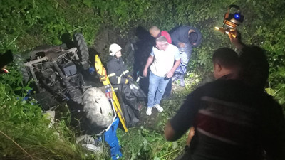 Patpat uçurumdan yuvarlandı!