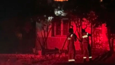 Kiracısının ölümüne neden olan ev sahibinin evi yandı