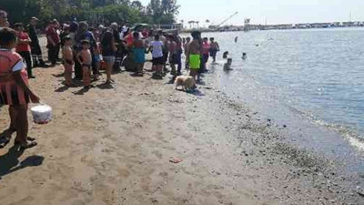 Hatay'da denize giren çocuk boğuldu