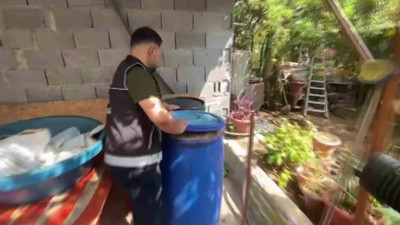 Adana’da 2 bin 930 litre kaçak içki ele geçirildi