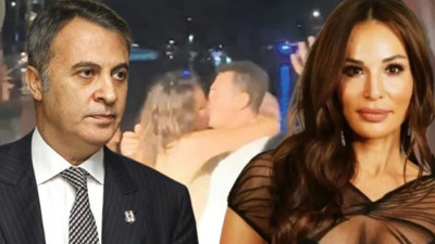 Fikret Orman ve Güzide Duran’dan samimi görüntüler! Gece kulübünde dudak dudağa: Kimseye aldırmadılar