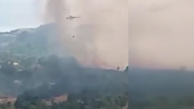 Bursa’da orman yangın! Ekipler zamanla yarışıyor