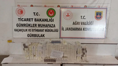 Gürbulak Sınır Kapısı’nda kaçak sigara avı!