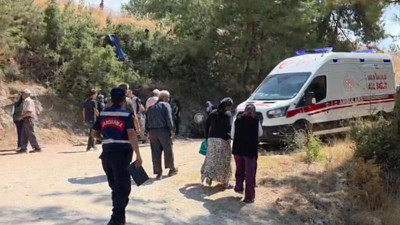 Uçurumda can pazarı! Seydikemer’de anne-oğulun acı sonu